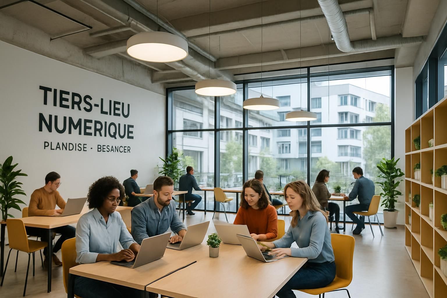découvrez le nouveau tiers-lieu innovant dédié au numérique à planoise, besançon, un espace collaboratif pour stimuler la créativité et l'innovation digitale.