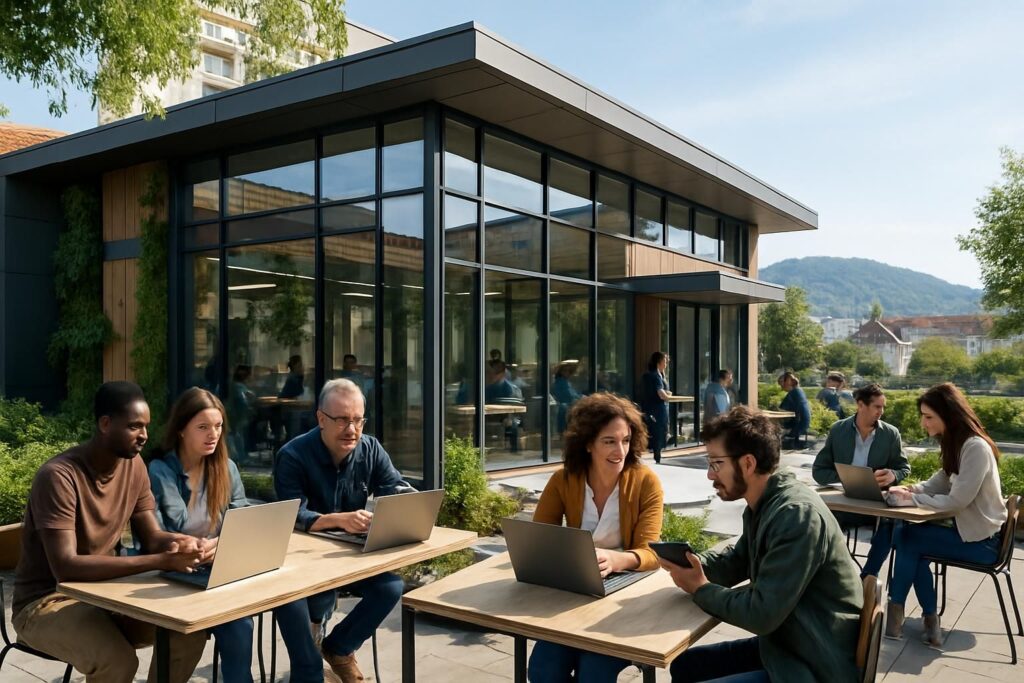découvrez le nouveau tiers-lieu innovant dédié au numérique à planoise, besançon, un espace de collaboration et de créativité pour tous les passionnés de technologie.