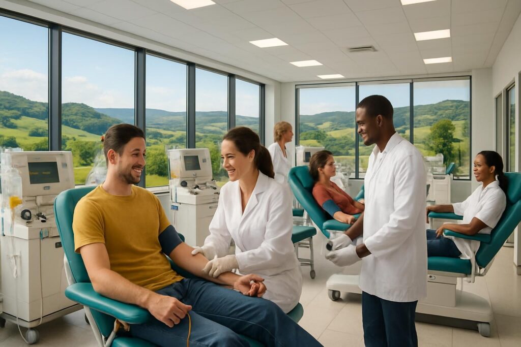 en bourgogne-franche-comté, l'etablissement français du sang ambitionne d'augmenter de 30% la collecte de plasma pour répondre aux besoins croissants en produits sanguins.