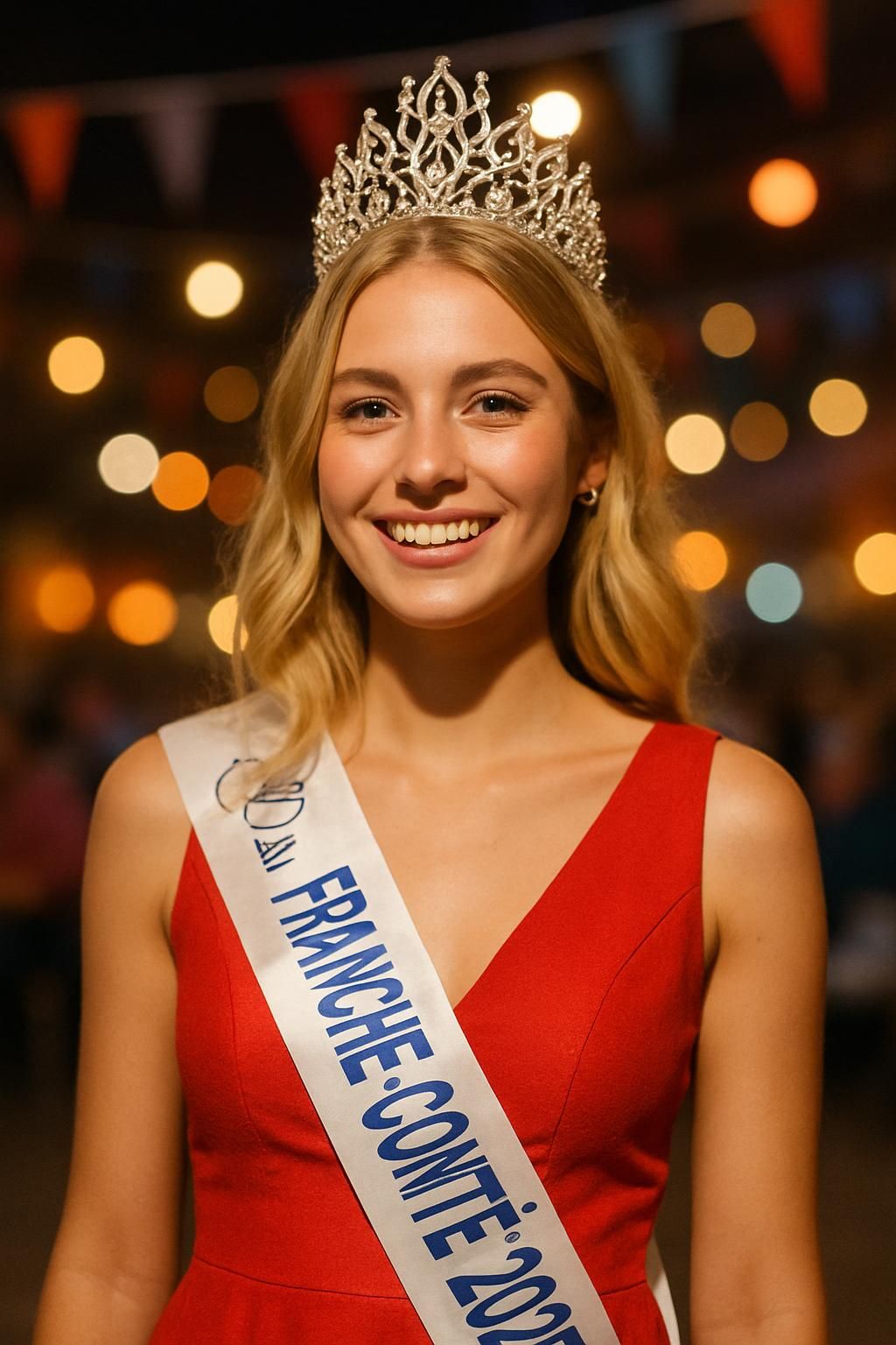 jade cholley, originaire de besançon, est couronnée miss franche-comté 2025, apportant un nouveau visage rayonnant à la région.