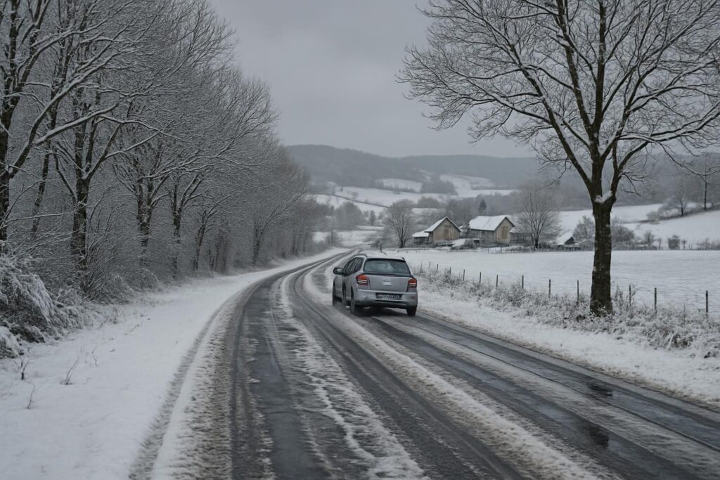 restez prudents en bourgogne-franche-comté : la vigilance jaune pour neige et verglas est maintenue dans 8 départements, impactant la circulation et la sécurité.