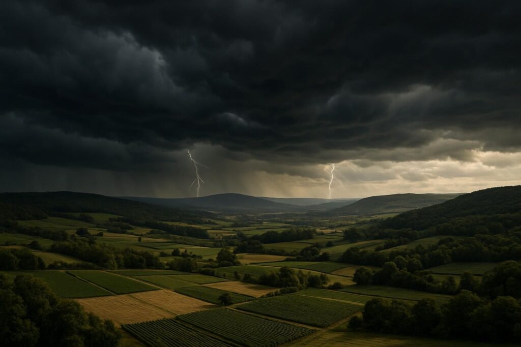vigilance jaune orages activée dès cet après-midi en bourgogne-franche-comté. restez prudents face aux risques de fortes averses et orages.