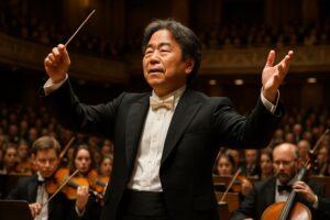satoshi yoneda, chef d'orchestre japonais, remporte une victoire remarquable au 59ᵉ concours jeunesse du festival international de musique de besançon franche-comté, mettant en lumière son talent exceptionnel.